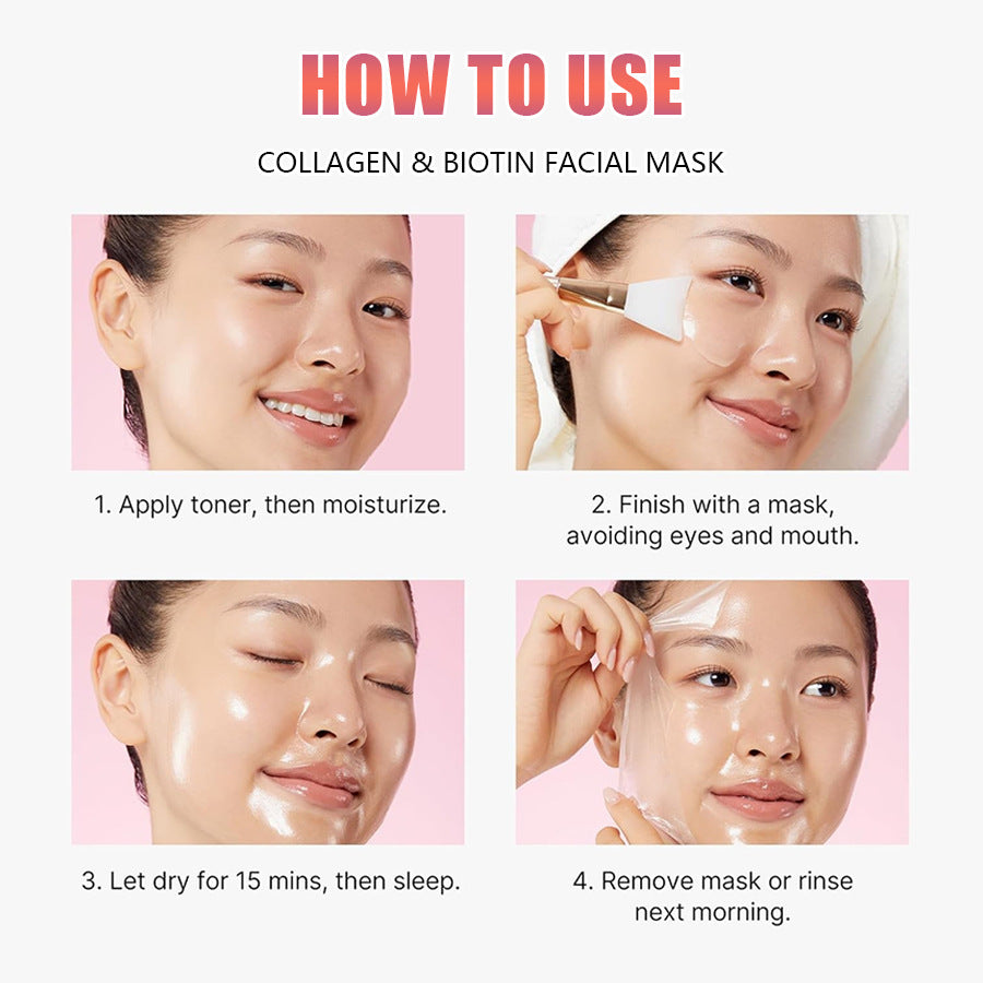 Collagen&Biotin Peel-Off Face Mask