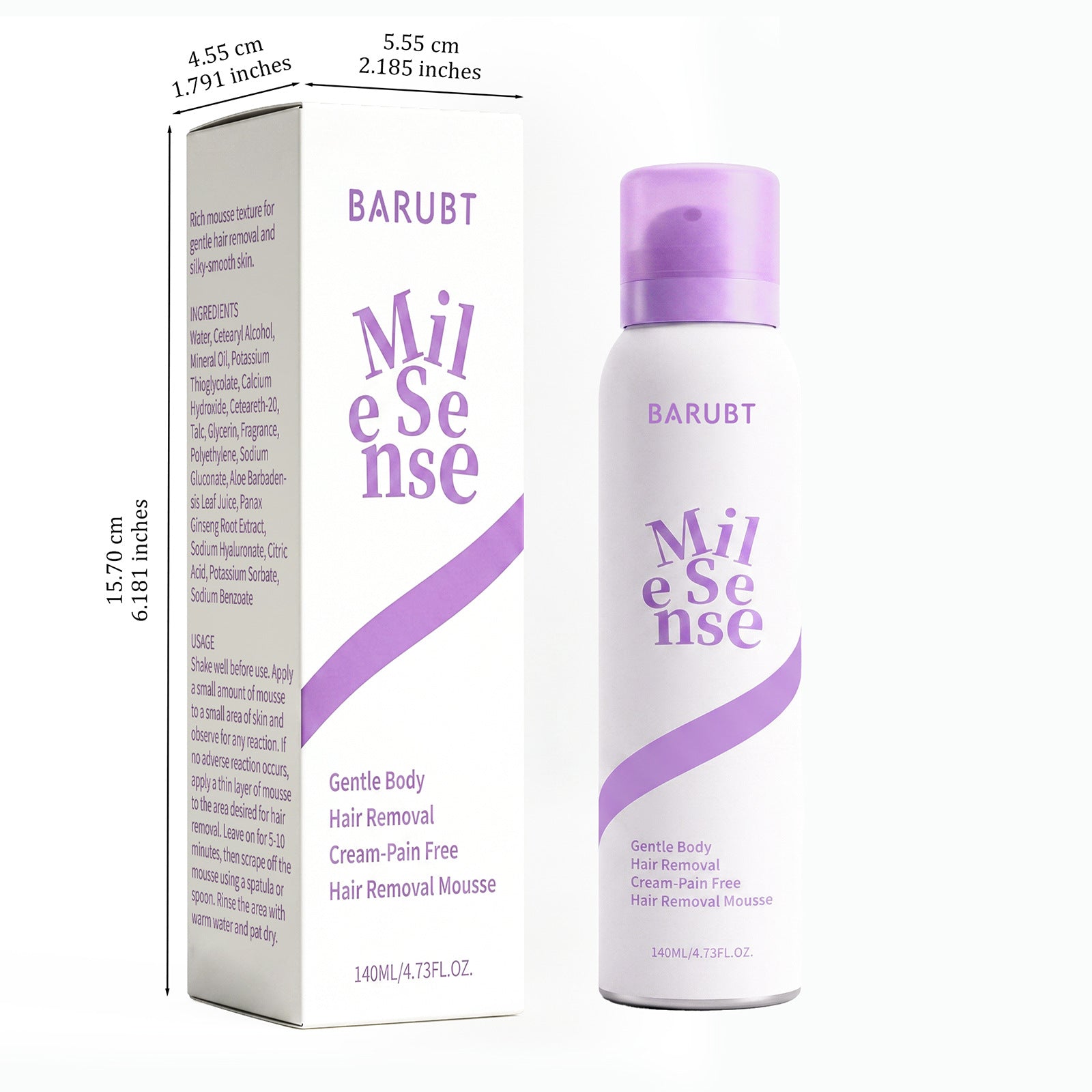 Mermaid Hair removal cream
