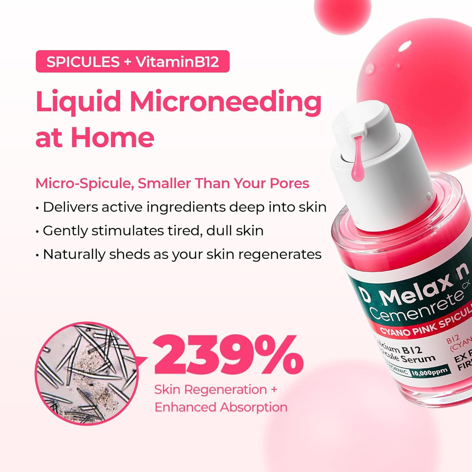 Pink Spicule&Calcium Hydrating Set